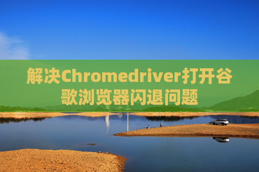 解决Chromedriver打开谷歌浏览器闪退问题